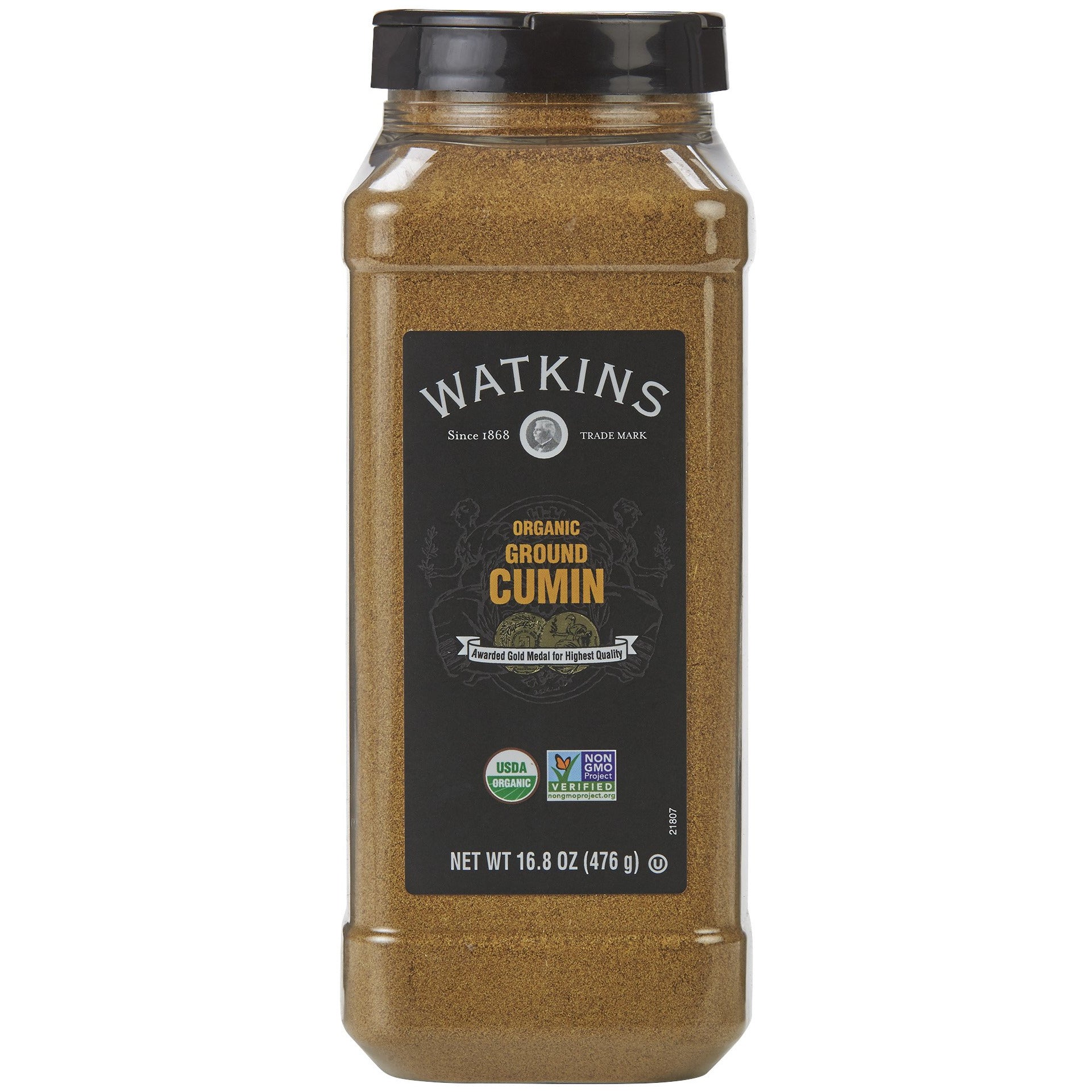 Watkins Gourmet Organic Spice Jar, Ground Cumin (16.8 oz)