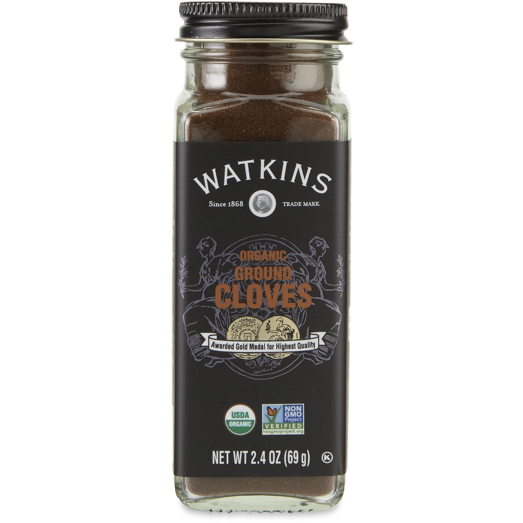 Watkins Gourmet Organic Spice Jar, Ground Cloves (2.4 oz)