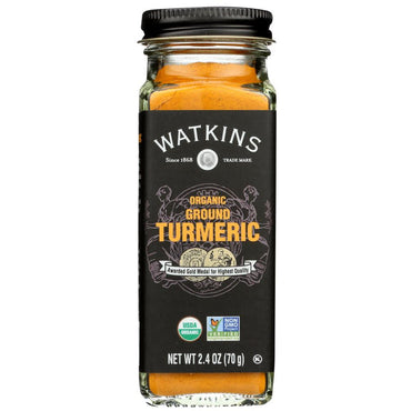 Watkins Gourmet Organic Spice Jar, Turmeric (2.4 oz)
