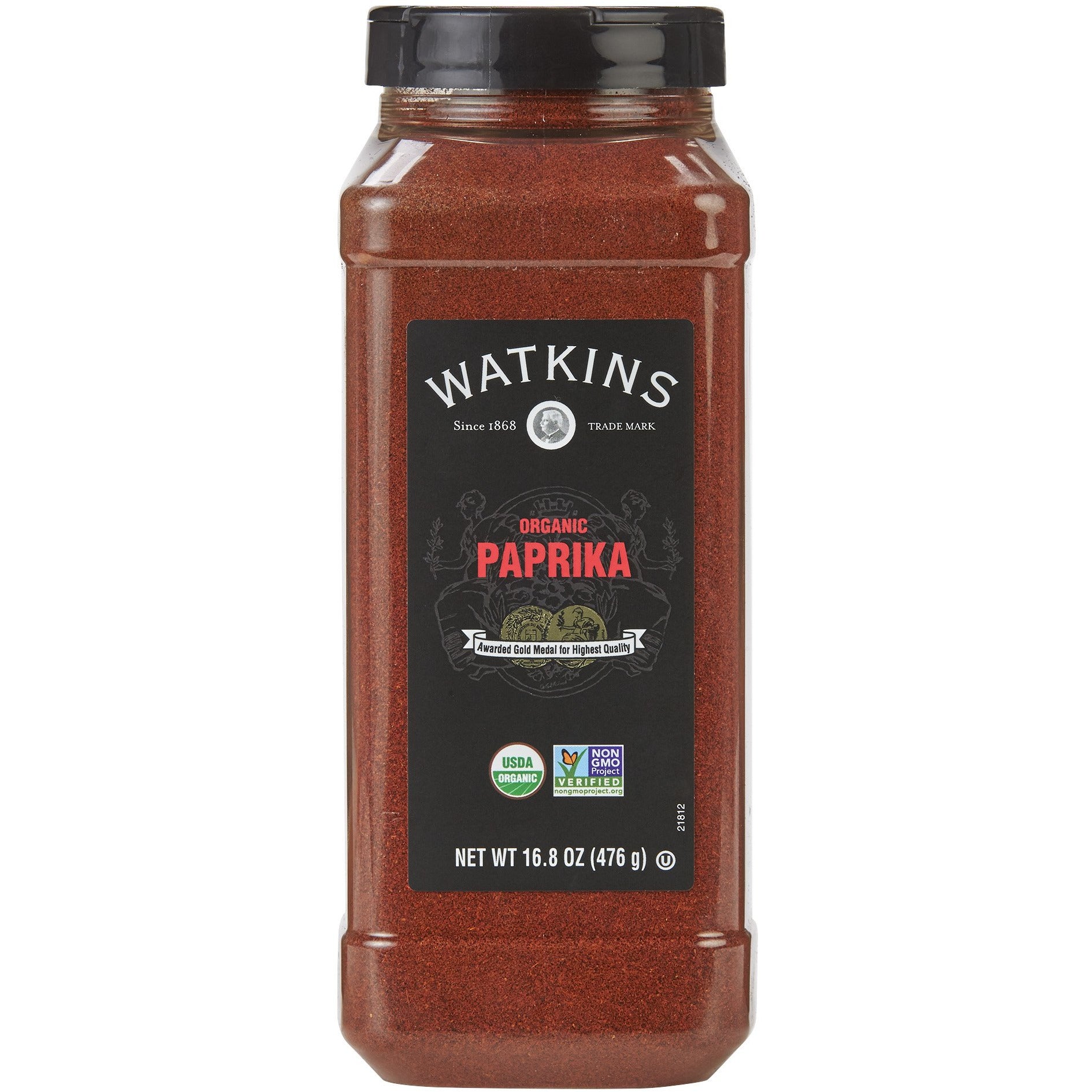 Watkins Gourmet Organic Spice Jar, Paprika (16.8 oz)