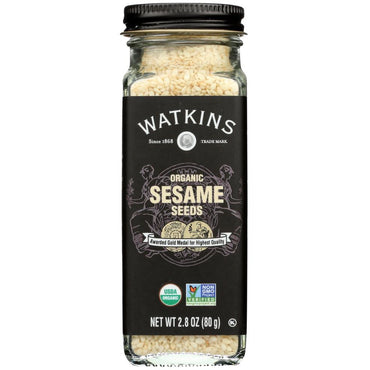 Watkins Gourmet Organic Spice Jar, Sesame Seeds (2.8 oz)