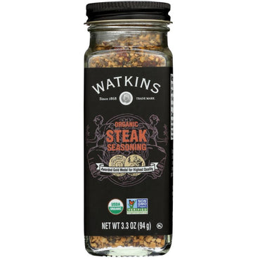 Watkins Gourmet Organic Spice Jar, Steak Seasoning (3.3 oz)