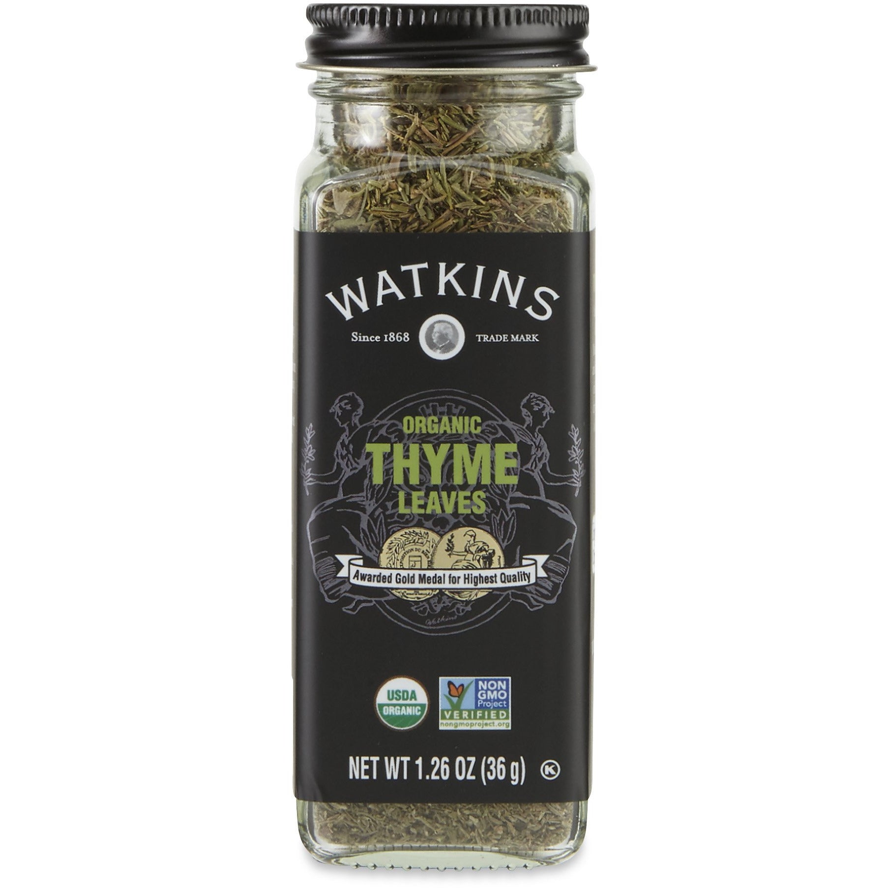 Watkins Gourmet Organic Spice Jar, Thyme Leaves (1.26 oz)